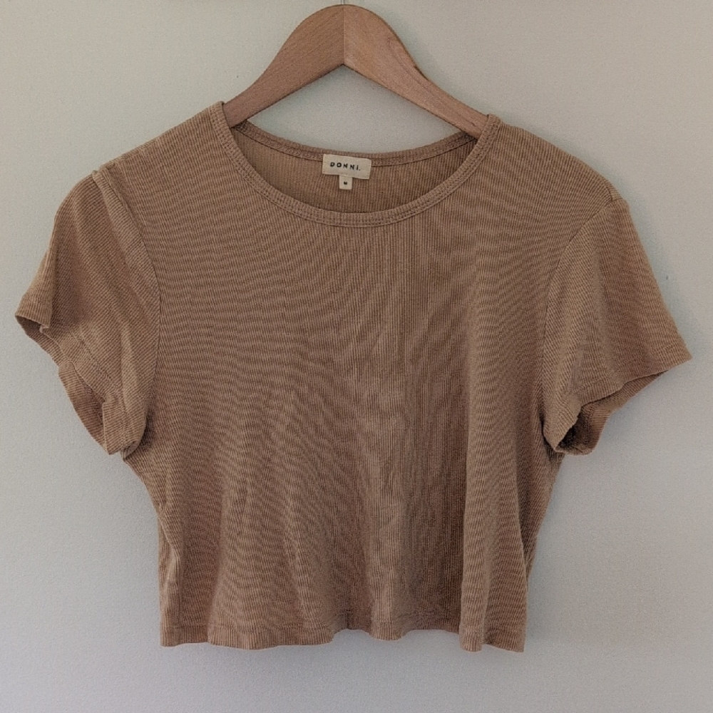 DONNI. Cropped Baby Tee